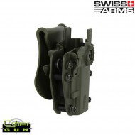 Fondina Adapt-x Cqc Ambidestra Universale Od Green Swiss Arms (603672)