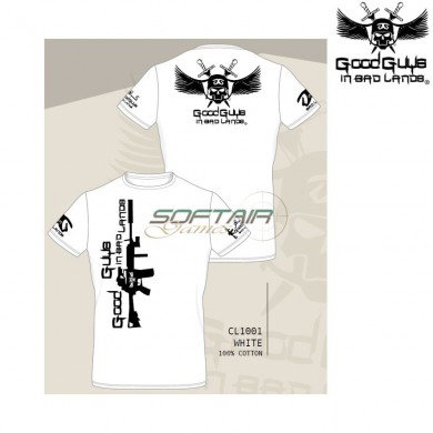 T-shirt Standard White Good Guys In Bad Lands (ggbl-cl1001)