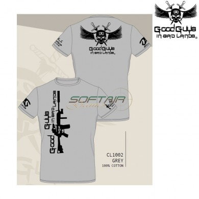 T-shirt Standard Grey Good Guys In Bad Lands (ggbl-cl1002)