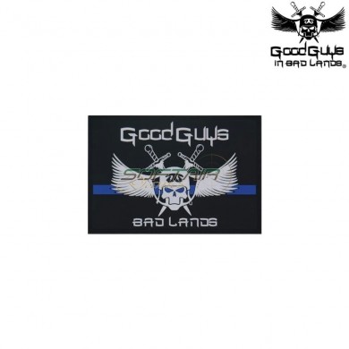 Patch 3d Pvc Thin Blue Line Good Guys In Bad Lands (ggbl-ph3005)