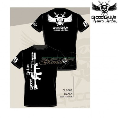 T-shirt Standard Black Good Guys In Bad Lands (ggbl-cl1003)