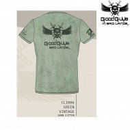 T-shirt Vintage Green Good Guys In Bad Lands (ggbl-cl1006)