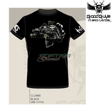 T-shirt Specops Black Good Guys In Bad Lands (ggbl-cl1008)