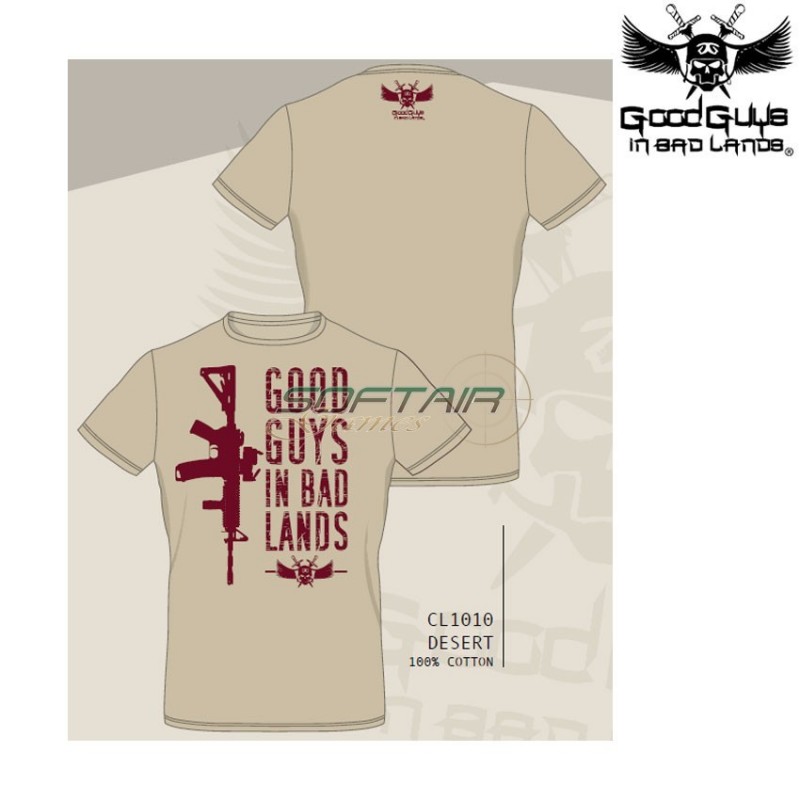 T-shirt Standard Type 2 Desert Good Guys In Bad Lands (ggbl-cl1010)