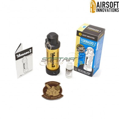 Granata Tornado 2 Timer Frag Grenade Fde Airsoft Innovation (ai-t2-tmr-200-fde)
