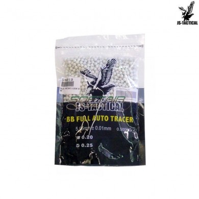 Busta Pallini 0.25gr Traccianti Js Tactical (js-tracer-0.25)