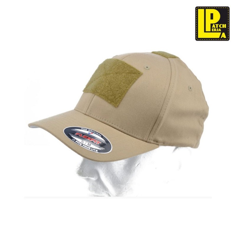 Flexfit® Cap Tan Tactical Velcro Patcheria (lp-capff001)