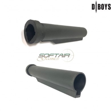 Tubo Calcio In Polimero Black Per M4/m16 Dboys (by-17)