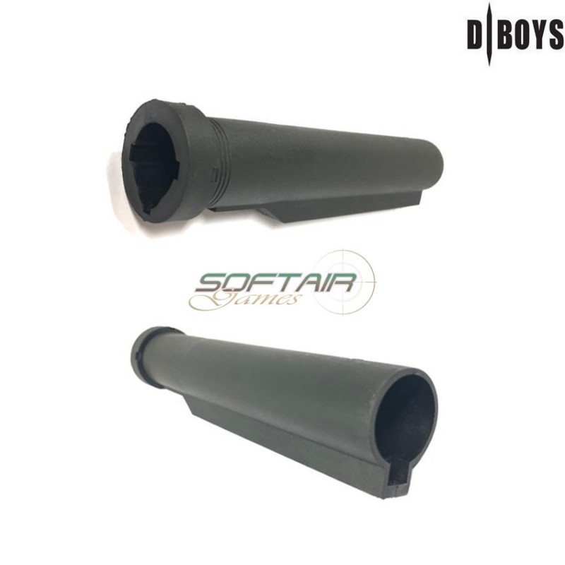 Tubo Calcio In Polimero Black Per M4/m16 Dboys (by-17)