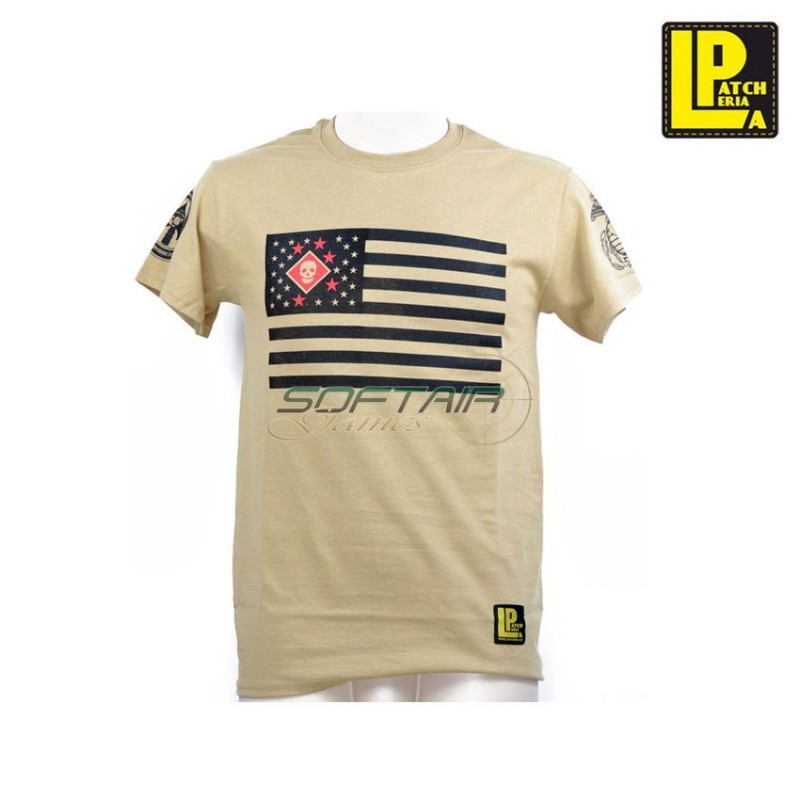 Marsoc Usa Flag Socom Tan T-shirt Patcheria (lp-ts020)