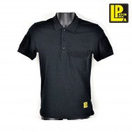 Polo Tattica Nera Con Velcro Patcheria (lp-pl004)
