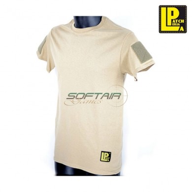 T-shirt Tattica Tan Con Velcro Patcheria (lp-ts056)