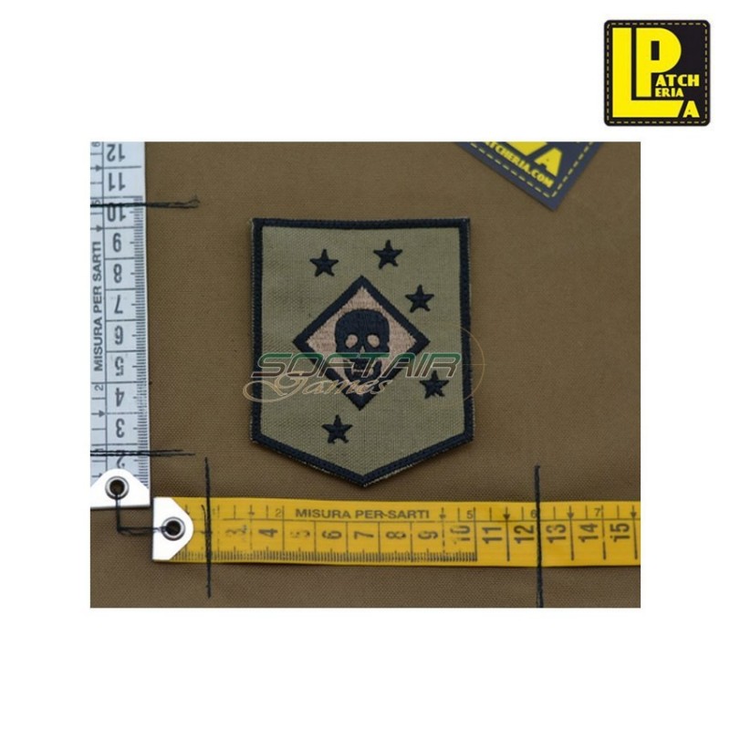 Military Morale Patch Ricamata Marine Raider Tan Marsoc Patcheria (lp-prc143)