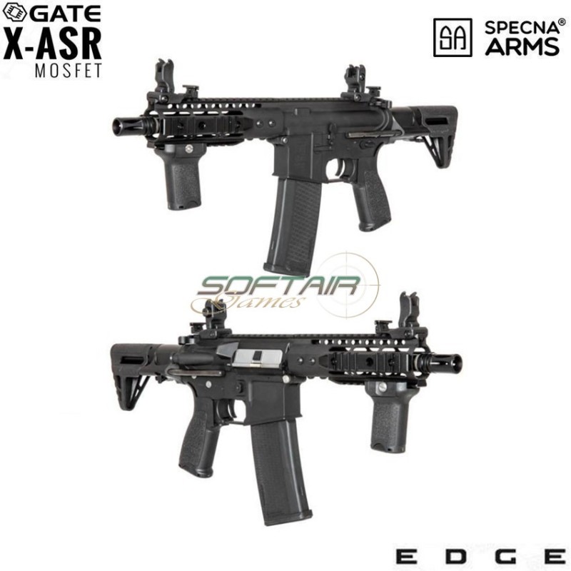 Fucile Elettrico Sa-e12 Edge™ M4 Short Keymod Pdw Replica Black Specna Arms® (spe-01-026717)