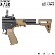 Electric Rifle Sa-e12 Edge™ M4 Short Keymod Pdw Replica Two Tone Specna Arms® (spe-01-026718)