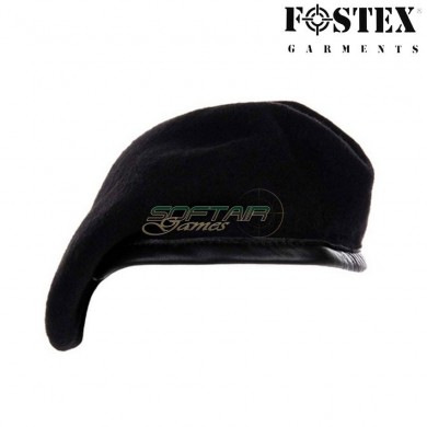 Berretto Basco Militare Nero Fostex (fx-211117-bk)