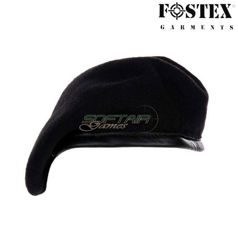 Berretto Basco Militare Nero Fostex (fx-211117-bk)