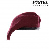 Berretto Basco Militare Royal Maroon Fostex (fx-211117-ma)