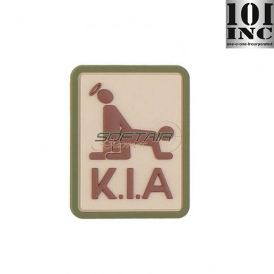 Patch 3d Pvc Killed In Action Multicamo 101 Inc (inc-444130-7125)