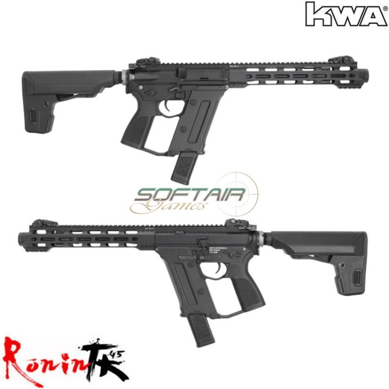 Fucile Elettrico Aeg Tekken Tk45 Ronin 10" LC Black Kwa (kwa-211747)