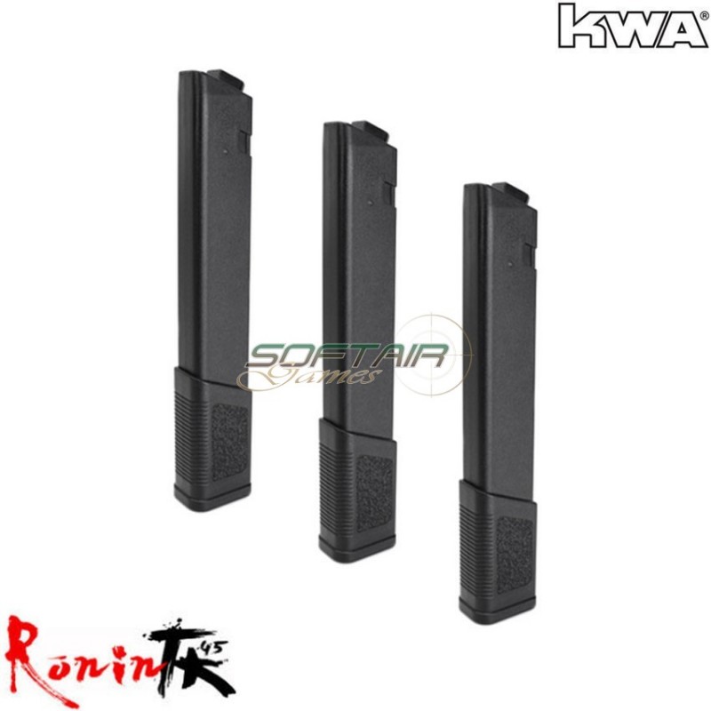 Set 3 Caricatori Monofilari 120bb Black Per Tekken Ronin Kwa (kwa-310666)