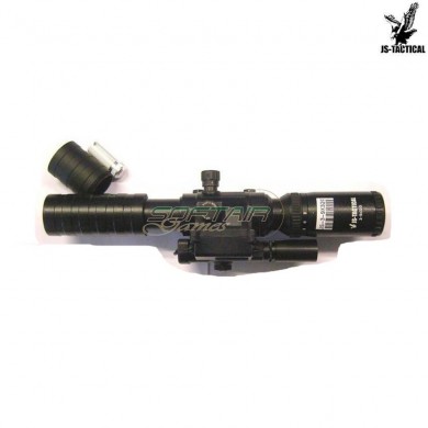 Ottica 3-9x32g Con Puntatore & Livella & Reticolo Illuminato Js Tactical (js-3-9x32g)