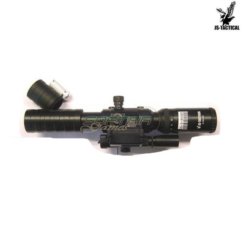 Ottica 3-9x32g Con Puntatore & Livella & Reticolo Illuminato Js Tactical (js-3-9x32g)