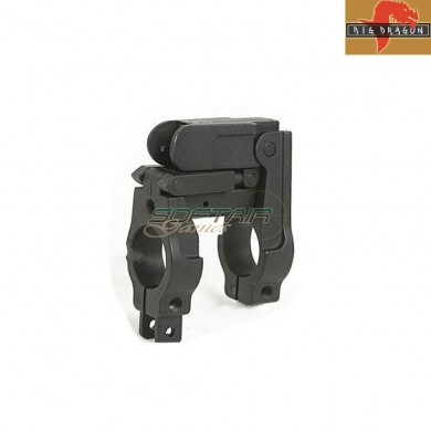 Front Folding Sight Black Arms Silhouette 41 Style Big Dragon (bd0330b)