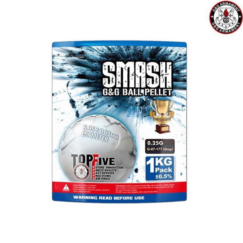Pallini Smash Grey 0.25gr G&g (gg-07177)