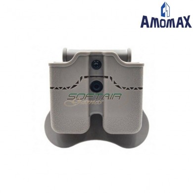 Double Pistol Magazine Pouch 1911 Flat Dark Earth Amomax (am-150c79004)