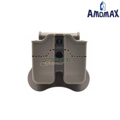Porta Caricatore Pistola Doppio Taurus Flat Dark Earth Amomax (am-150c79006)