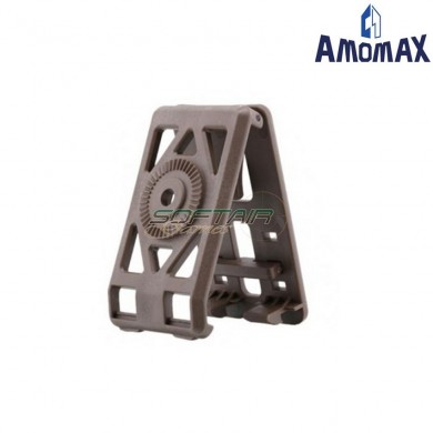Cintura Clip Flat Dark Earth Amomax (am-150d45004)