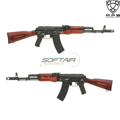 Fucile Elettrico Ebb Ak47 Vintage Full Metal & Real Wood Aps (aps-ask201a)
