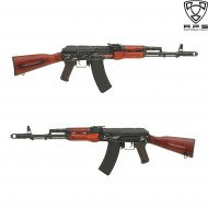 Fucile Elettrico Ebb Ak47 Vintage Full Metal & Real Wood Aps (aps-ask201a)