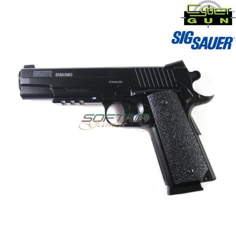 Pistola A Co2 Sig Sauer Gsr 1911 Full Metal Black Cybergun (280302)