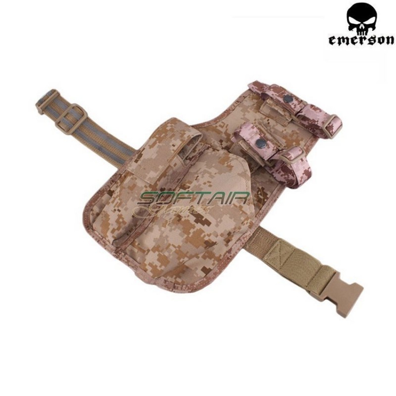 Leg Holster For Mp7 Aor1 Emerson (em6212b)