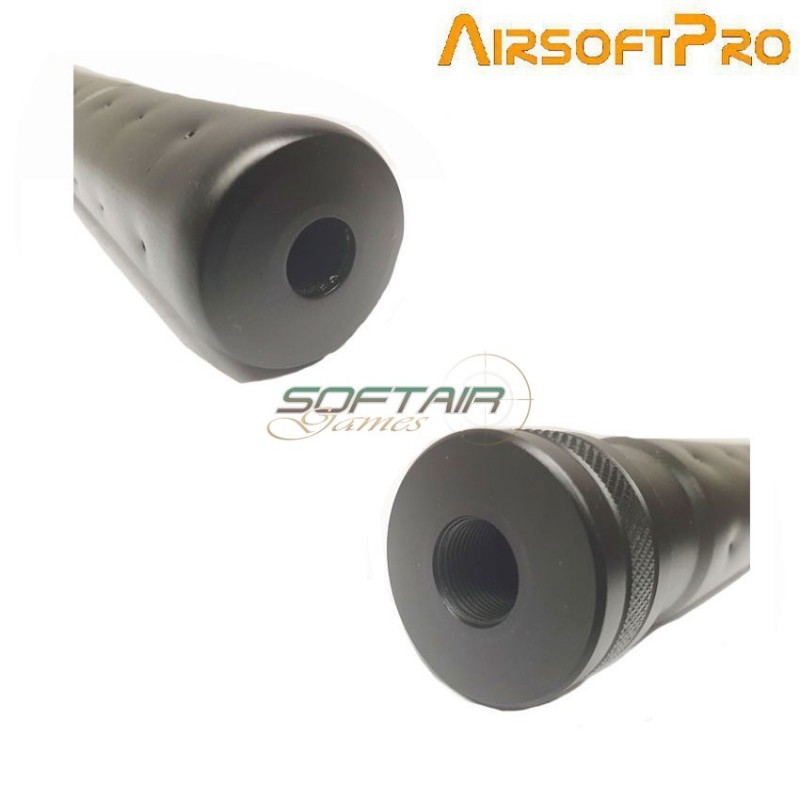 Silenziatore Elite Iron Sound Tech Black 210x40mm Ccw Airsoftpro® (ap-ei-sil)