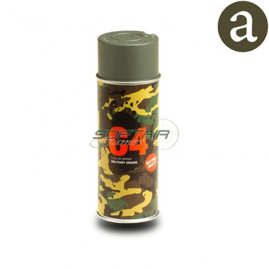 Color Spray C4 Mil Grade Foliage Green Armamat (aat-fg)