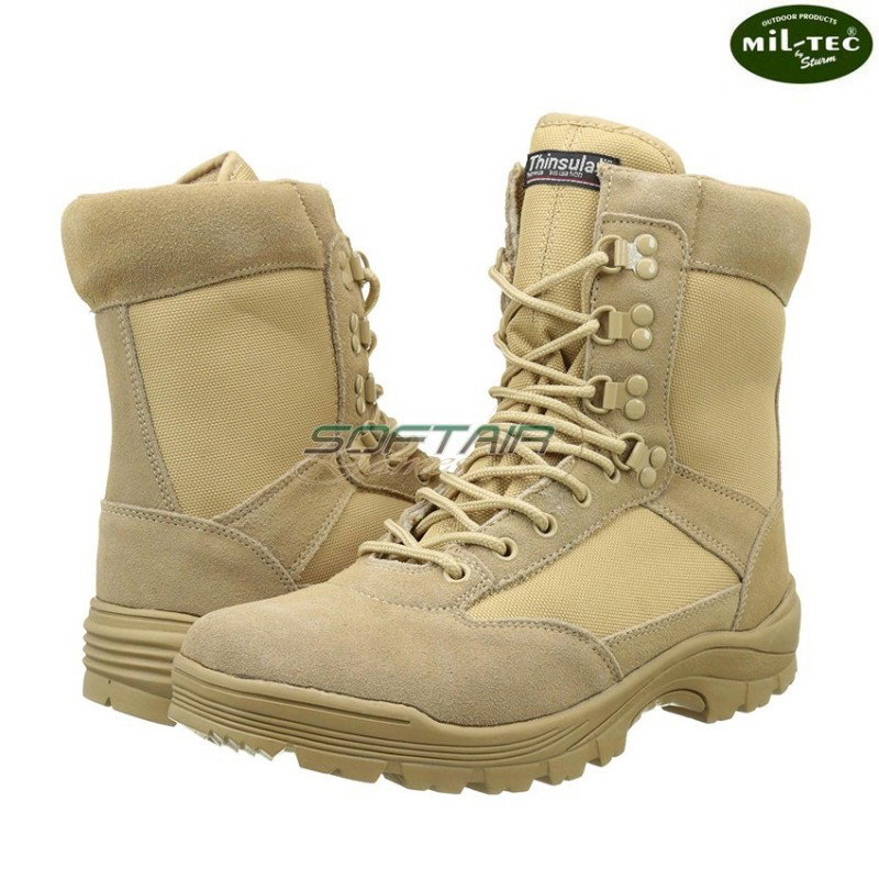 Anfibi Tactical Side Zip Desert Tan Mil-tec (12822104)