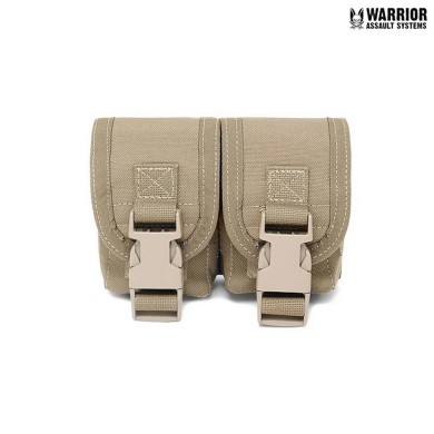 Tasca Doppia Smoke Grenade Gen.1 Coyote Tan Warrior Assault Systems (w-eo-dfgp-ct)