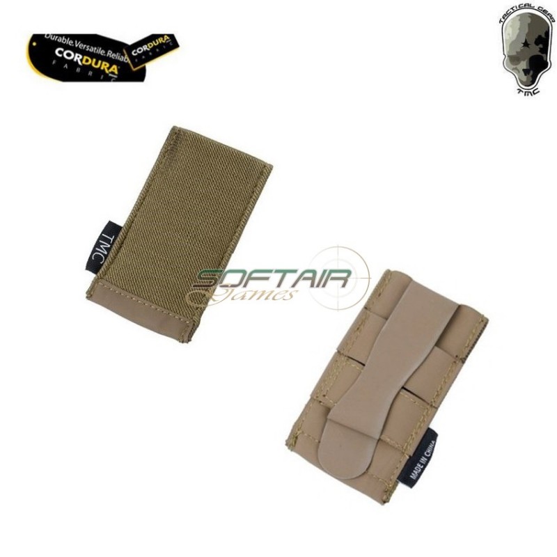 Tasca Singola Elastica Pistola Coyote Brown Tmc (tmc-2413-cb)