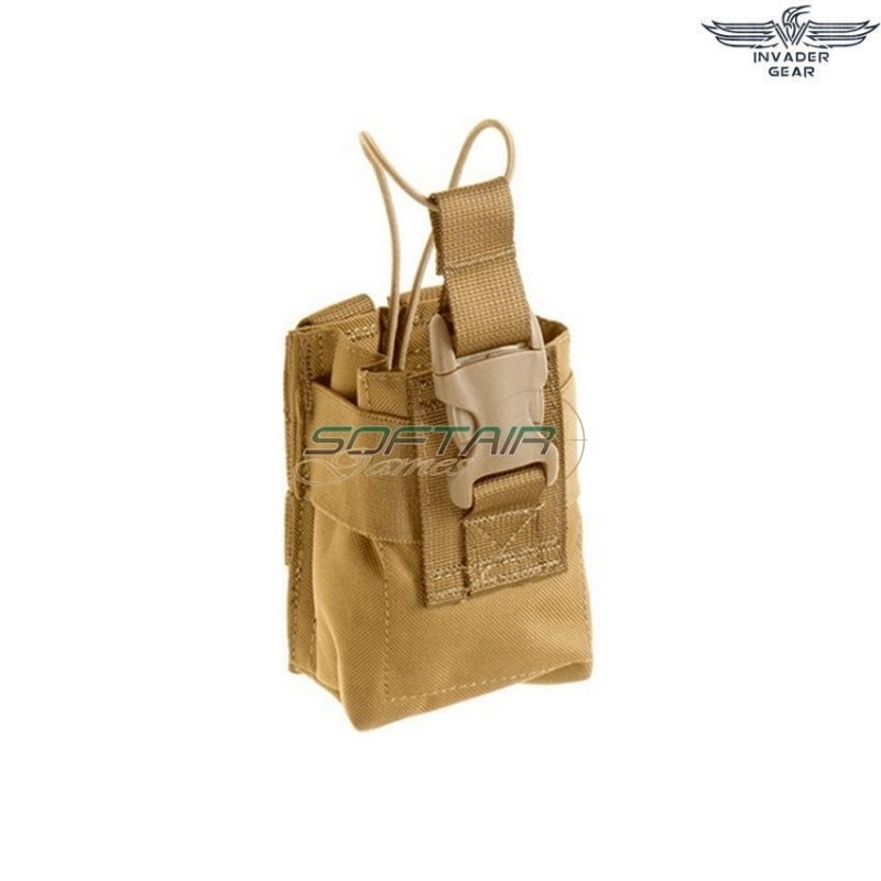 Tasca Porta Radio Coyote Invader Gear (ig-16632)