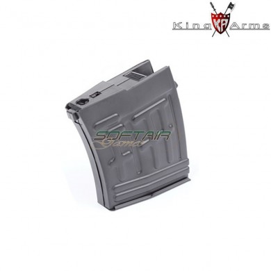 Hi-cap Magazine 200bb Per Svd Dragunov Black King Arms (ka-mag-54)