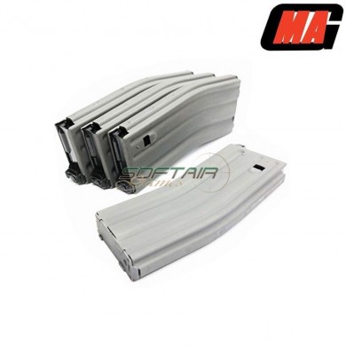 Set 4 Magazines 160bb For Ptw M4/m16 Mag (mag-011)