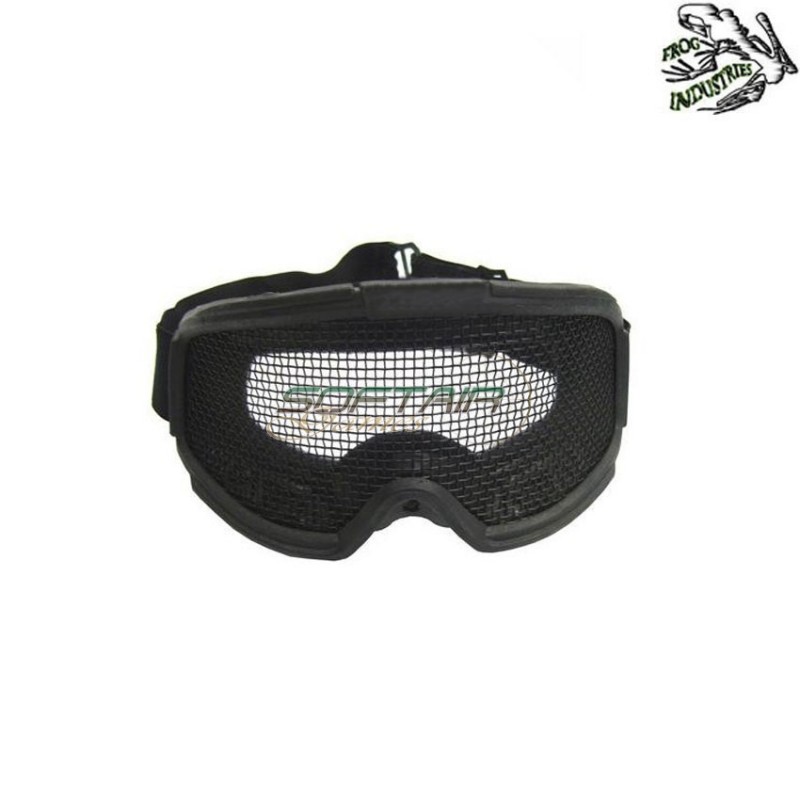 Maschera Snow Nera Con Rete Frog Industries® (fi-6058-bk)