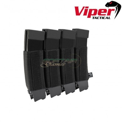 Vx Quad Smg Mag Sleeve Black Viper Tactical (vit-vmslvxqsmgblk)