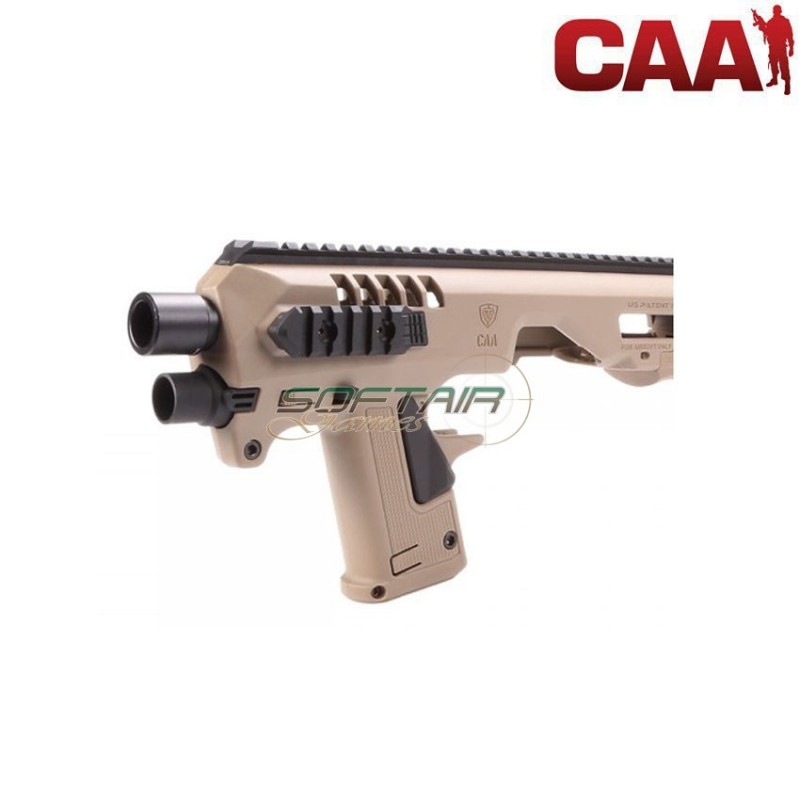 Micro Roni Carbine Tan Conversion Per Pistola Glock Caa (cd-sk8t)