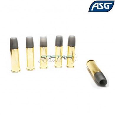 Set 6 Bossoli In Ottone Per Revolver Schofield Asg (asg-19305)