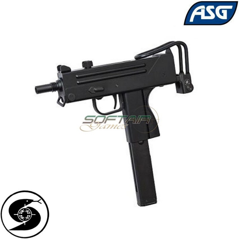 Gas Submachine Blowback Ingram M11 Cobray Black Asg (asg-16165)