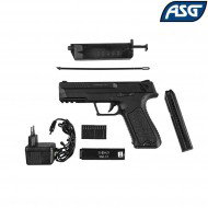 Electric Pistol Xp17 Challenger Black Asg (asg-19103)